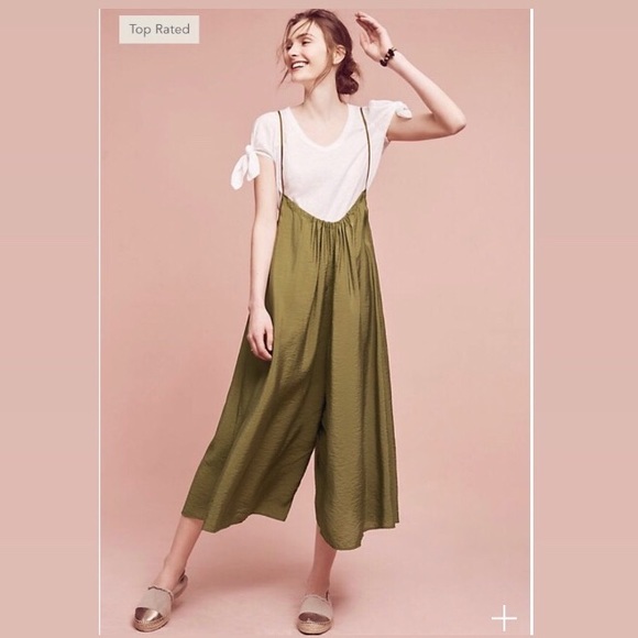 Anthropologie Pants - Anthropologie suspender jumpsuit